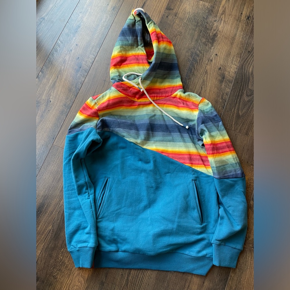 Ampersand Ave Cowl-neck Hooded Sweatshirt